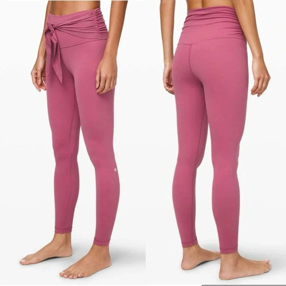 Lululemon Align Pant 28" *Wrap  Waist Moss Rose - Picture 1 of 11